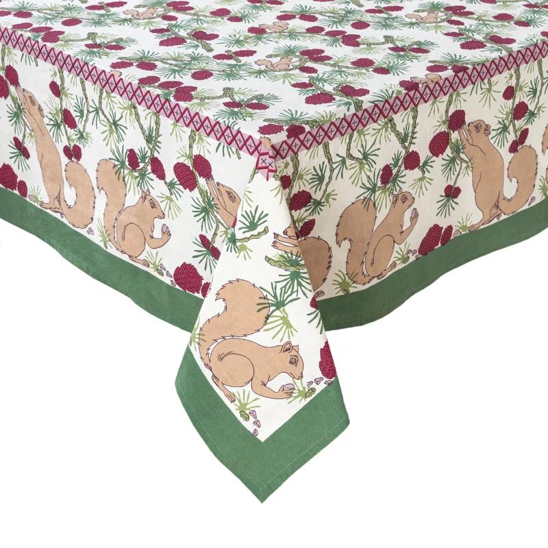 Loon Peak® Floral Cotton Tablecloth