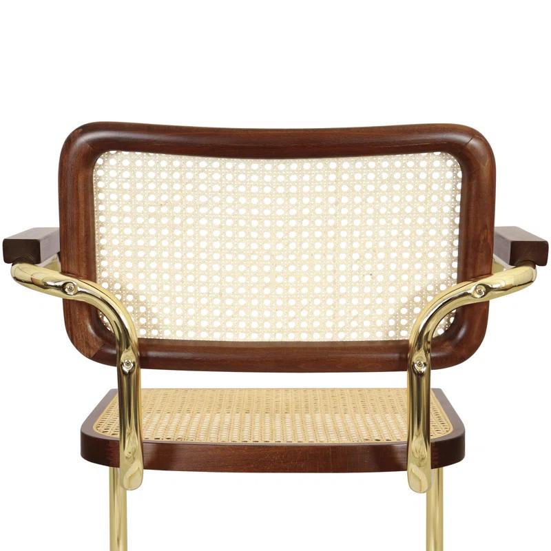 Breuer Chair Company Marcel Breuer Cesca Cane Cantilever Dining Armchair Arm Chair