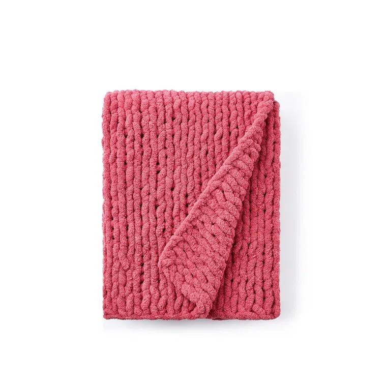 Byourbed Cozy Potato Chunky Knit Oversized Luxury Throw Blanket
