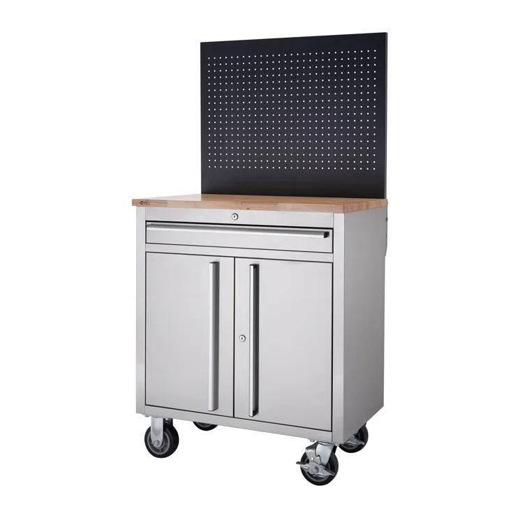Trinity TRINITY BASICS 31 in. W 1-Drawer Workbench w/ Pegboard
