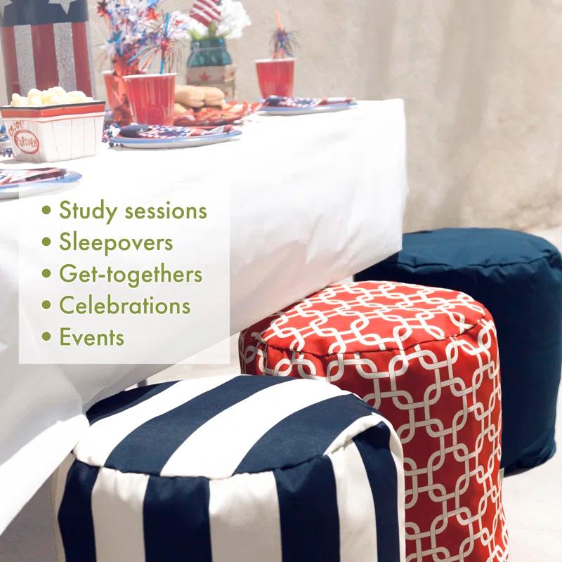 Villa Upholstered Pouf