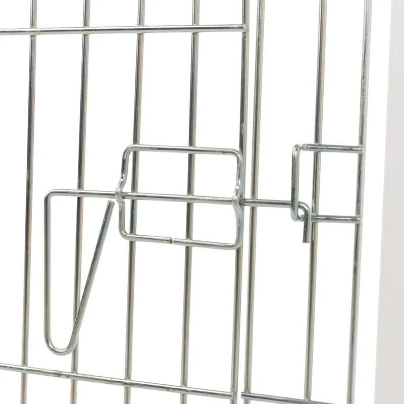 TRIXIE TRIXIE Freestanding Pet Gate with Pet Door, Adjustable Width, 22.5 in Height