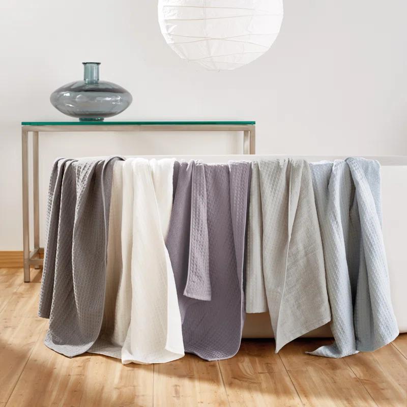 Waffle Twist 100% Cotton Bath Towel