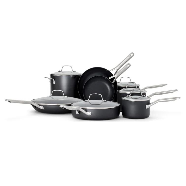 Calphalon Calphalon Hard-Anodized Nonstick 14-Piece Cookware Set
