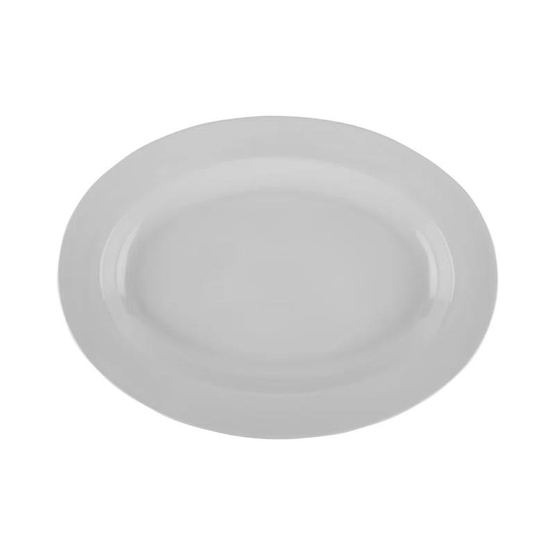 G.E.T. ML-15-W – 18" X 13" Oval Platter, 1.75" Deep