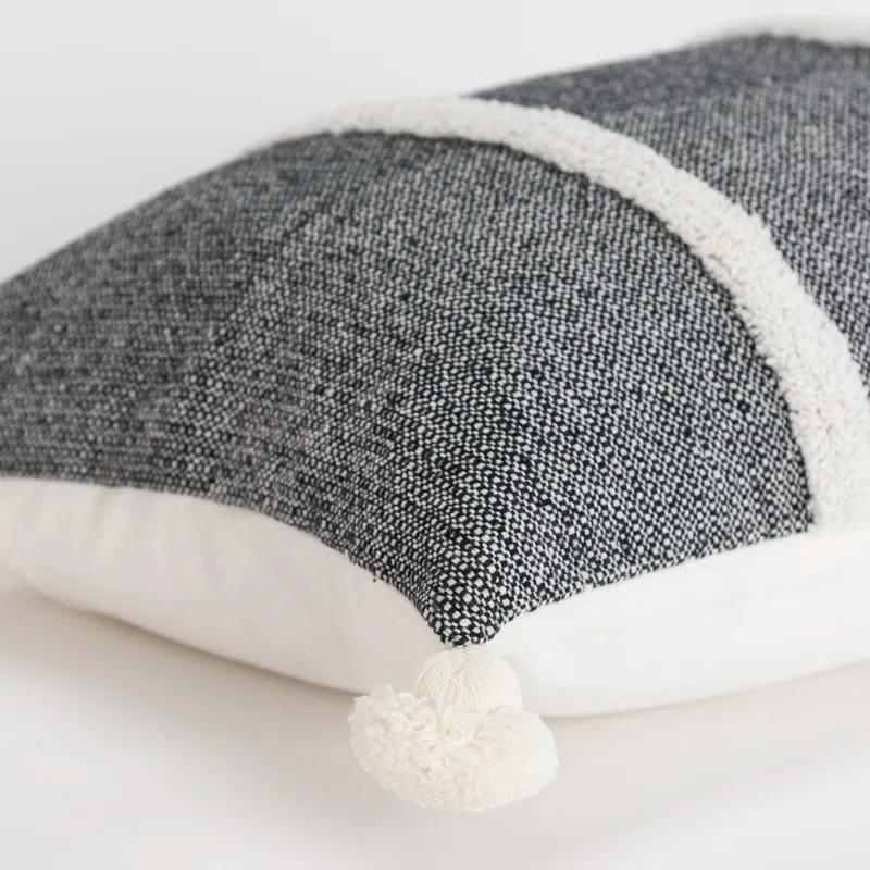 Rizzy Home Tassels Cotton Throw Pillow