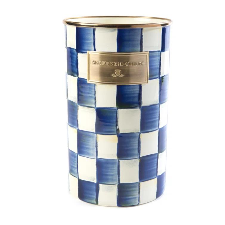 MacKenzie-Childs Check Utensil Crock