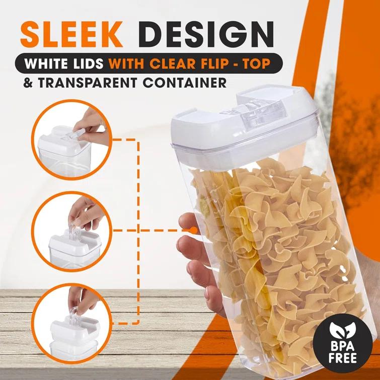 Cheer Collection Cheer Collection 43.2oz. Food Storage Container (Set of 6)