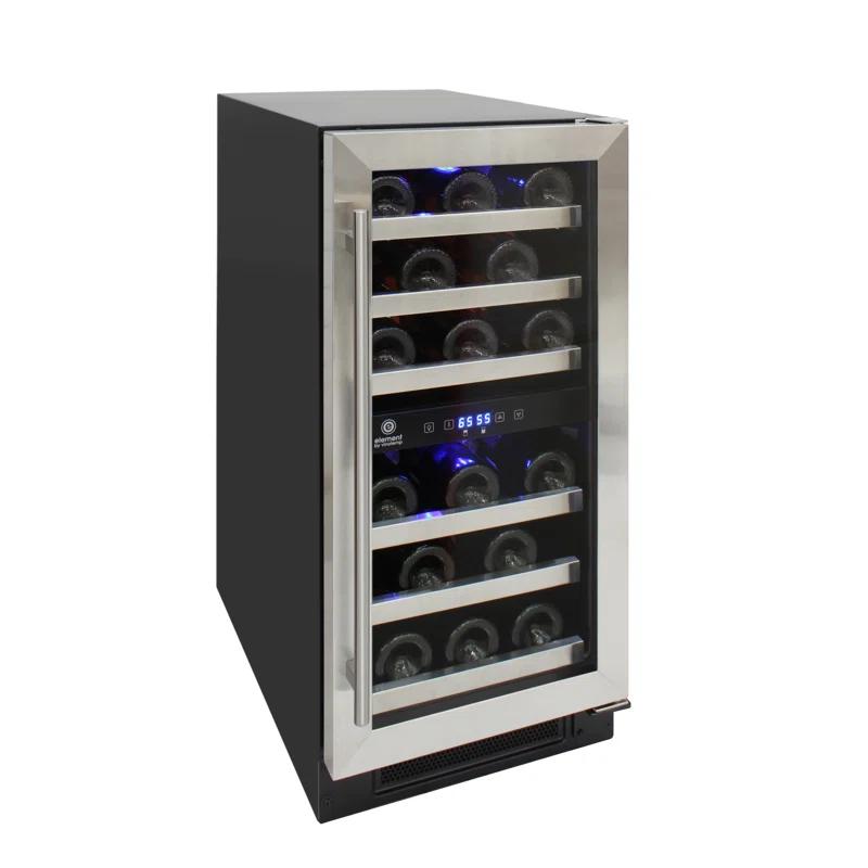 Vinotemp Connoisseur Series Compact Dual-Zone Wine Cooler