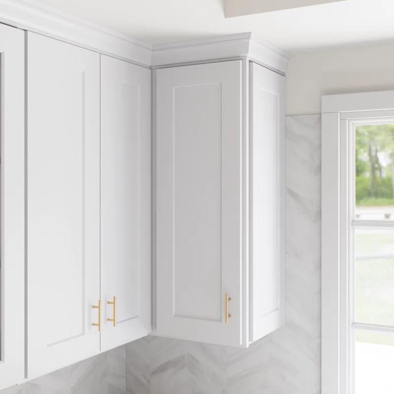 HomLux 12" x 30'' Easy to Assemble Accent Wall Cabinet