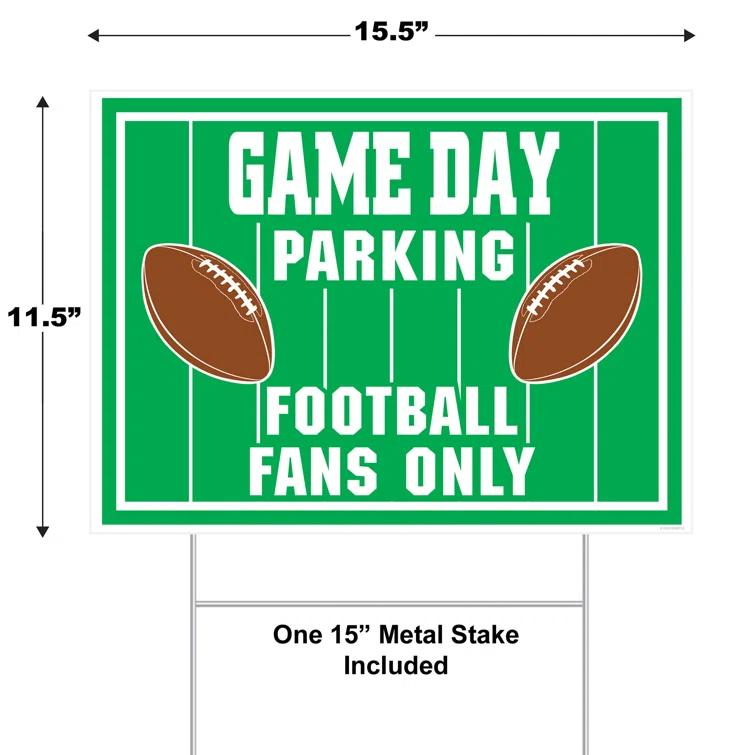 The Beistle Company Football Signs