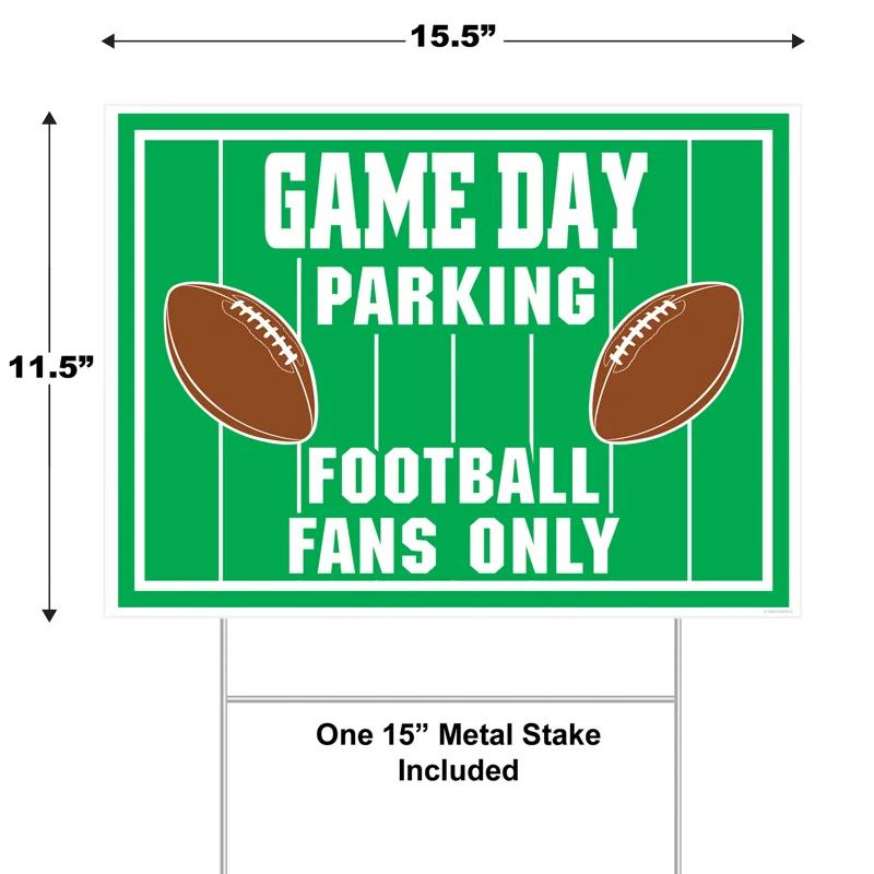 The Beistle Company Football Signs