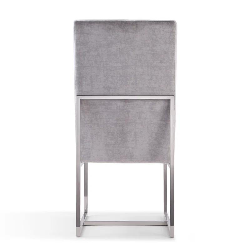 Hokku Designs Johnnette 18.9'' H Velvet Upholstered Side Chair