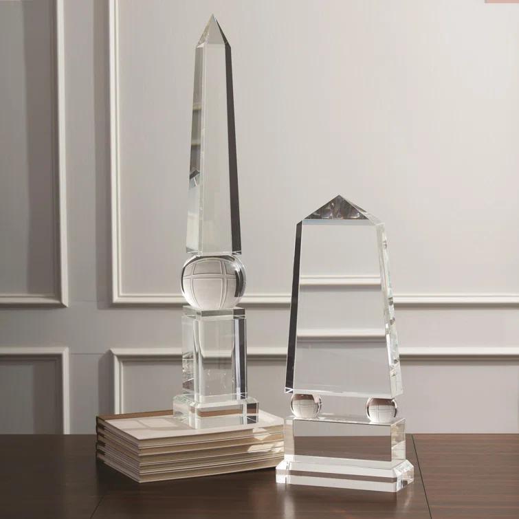 Global Views Crystal Obelisk-Tall
