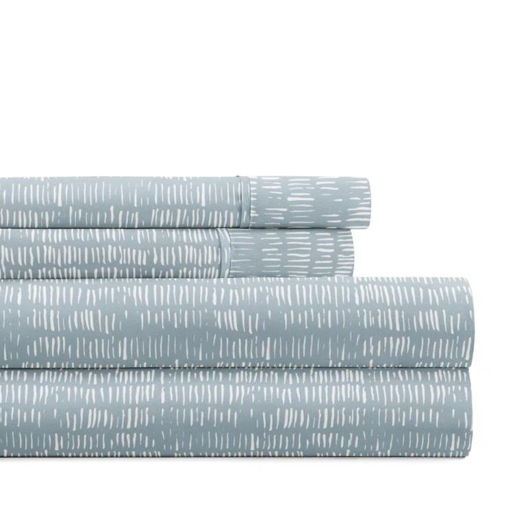 IEnjoy Home 4 Piece Delicate Details Pattern Sheet Set & Reviews | Wayfair