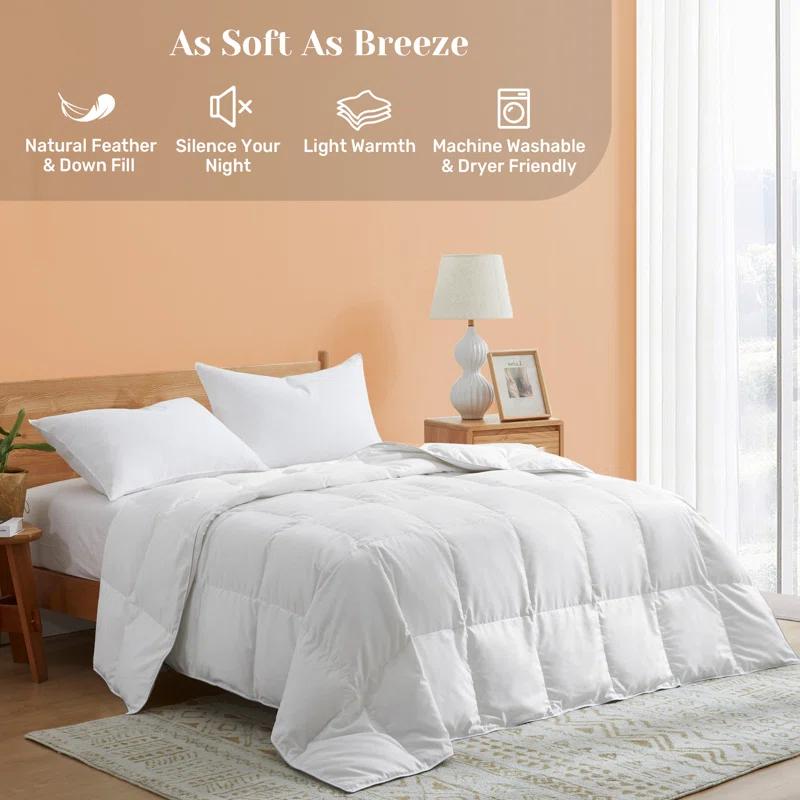 Puredown 600 Fill Power Lightweight Down Blanket
