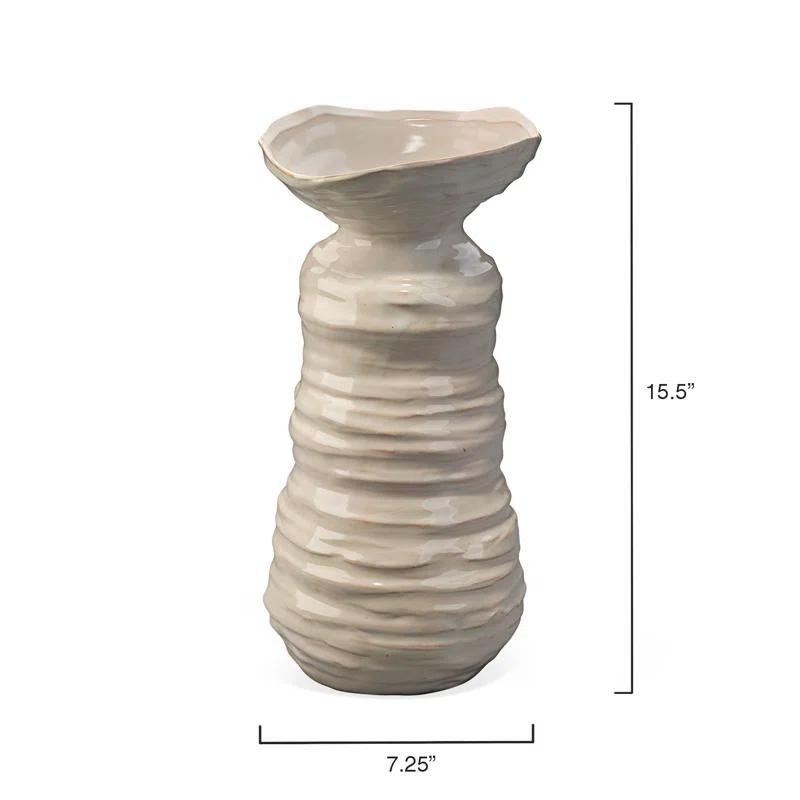 Jamie Young Company Marine Ceramic Table Vase