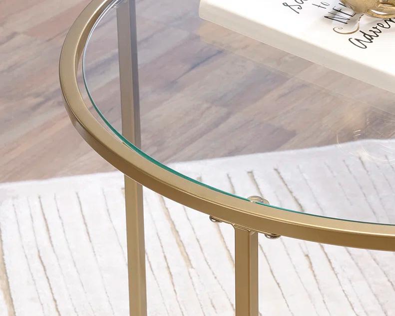 Claire Round Metal Side Table