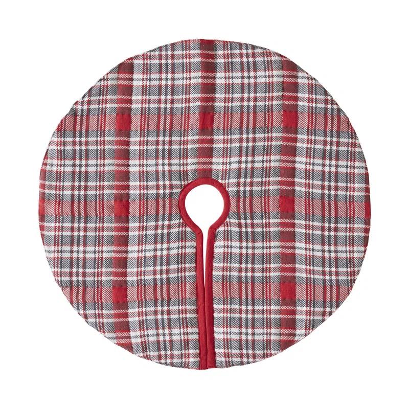 Plaid Cotton Tree Skirt