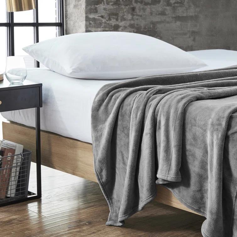 Kenneth Cole Reaction Ultra Soft Fleece Blanket & Reviews | Wayfair