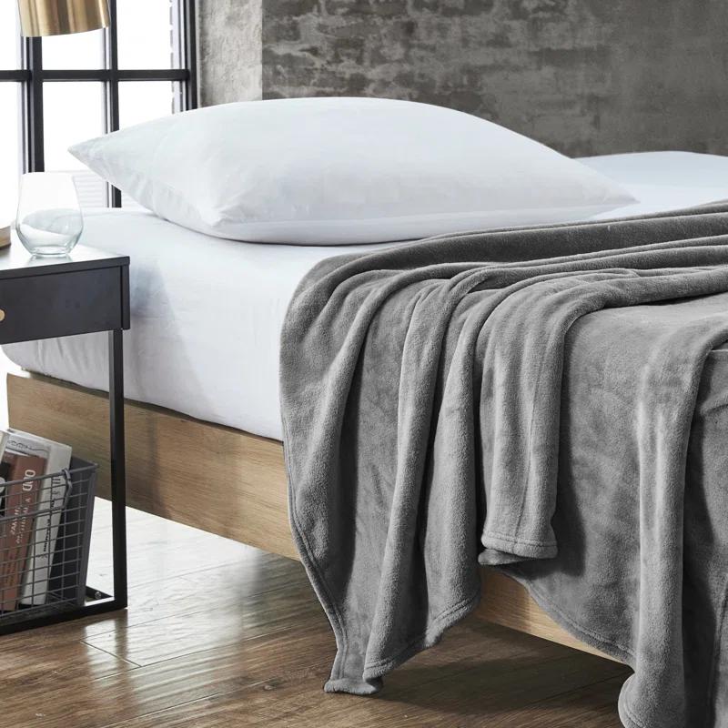 Kenneth Cole Reaction Ultra Soft Fleece Blanket & Reviews | Wayfair