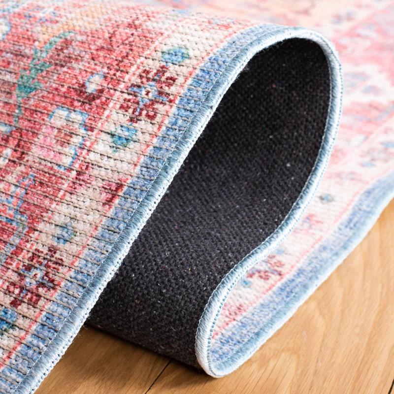 Mistana™ Chartier Oriental Blue/Rust Area Rug
