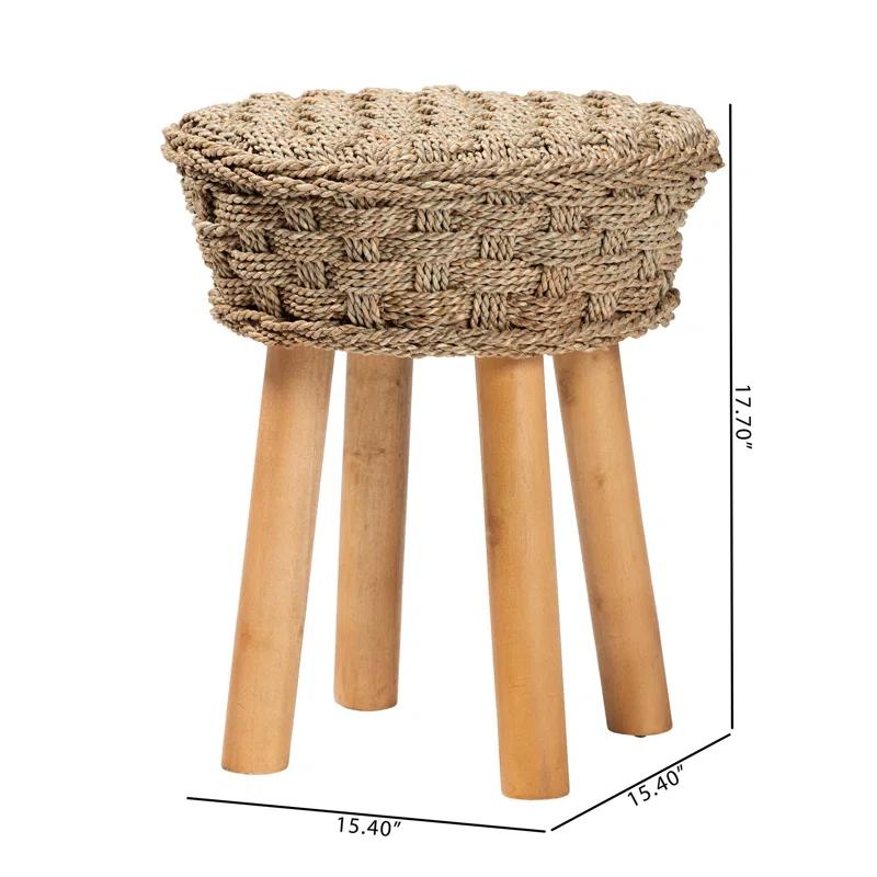 Seagrass Accent Stool