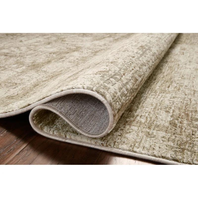 Honora Rug by Amber Lewis x Loloi - Khaki and Beige / 2'7" x 10' Runner