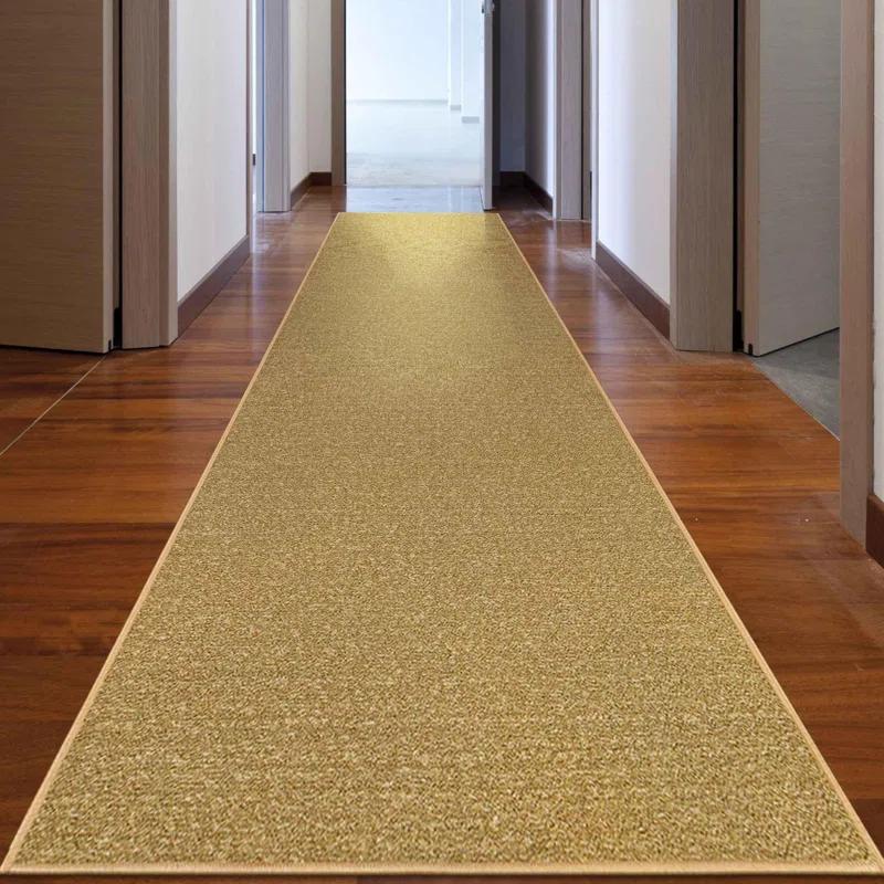 Ottomanson Ottohome Non-Slip Solid Area Rug For Living Room, Hallway Runner, Entryway Rug