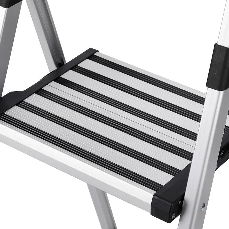 BirdRock Home 2 - Step Plastic Folding Step Ladder