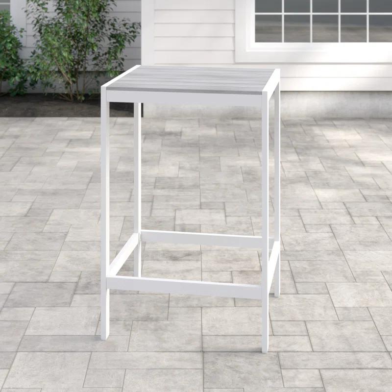 Modway Maine Aluminum Outdoor Patio Bar Table & Reviews | Wayfair