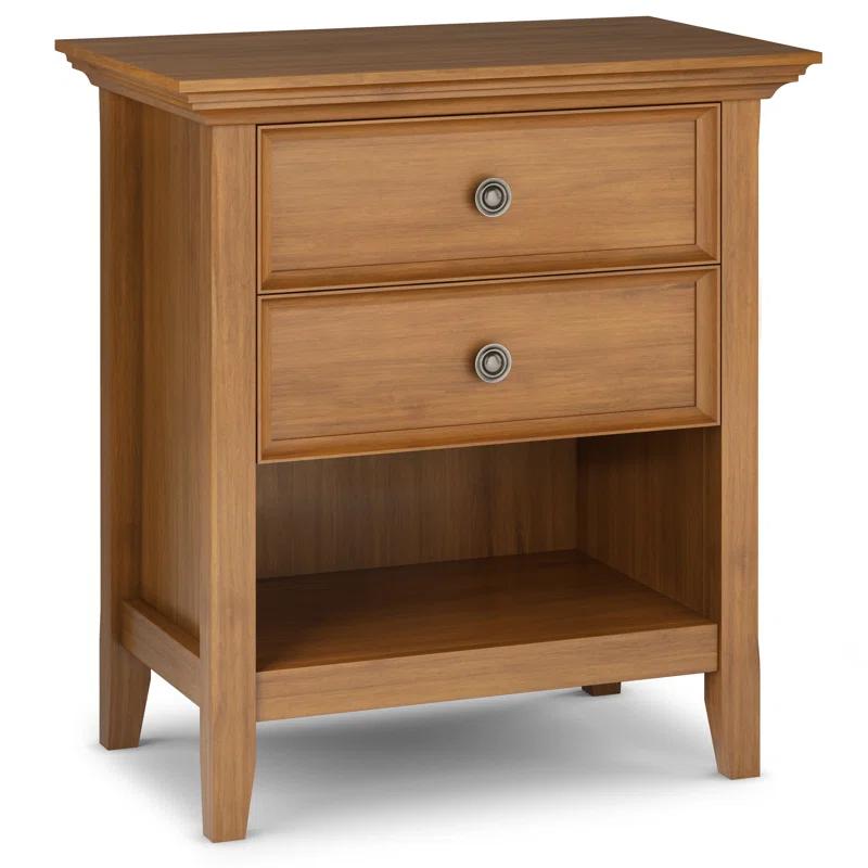 Amherst 2 - Drawer Solid Wood Nightstand