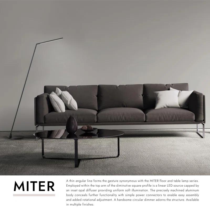 Kuzco Lighting Miter 55.5'' LED Swing Arm Floor Lamp