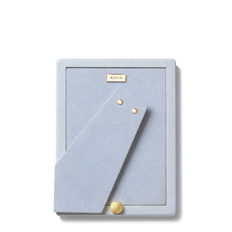 AERIN Piero Leather Picture Frame with Mat