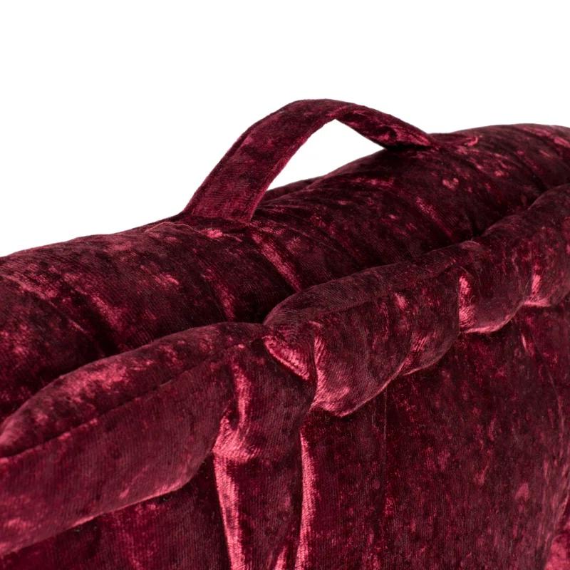 Belia Buttons Reversible Throw Pillow