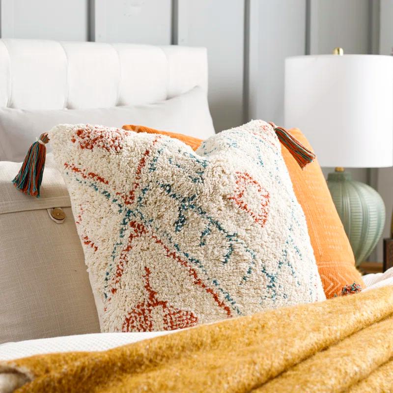 Tassels Cotton Pillow Cover