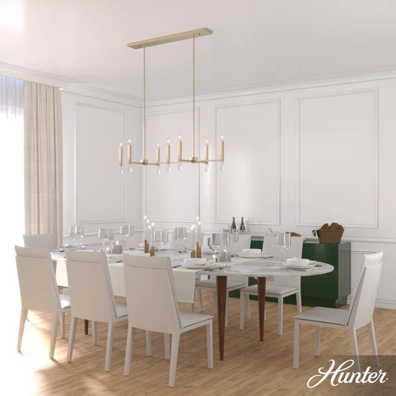 Hunter Fan Sunjai 7 Light Linear Ceiling Light Fixture