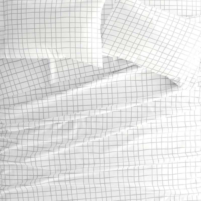 Crossroad Pattern Mirofiber Sheet Set