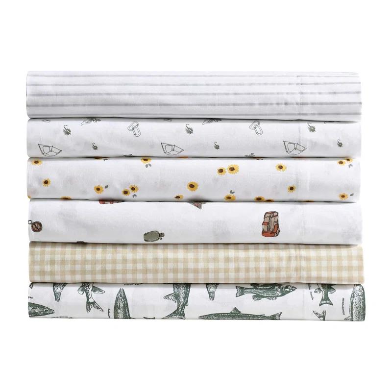 Eddie Bauer Eddie Bauer Printed Cotton Percale Sheet Sets