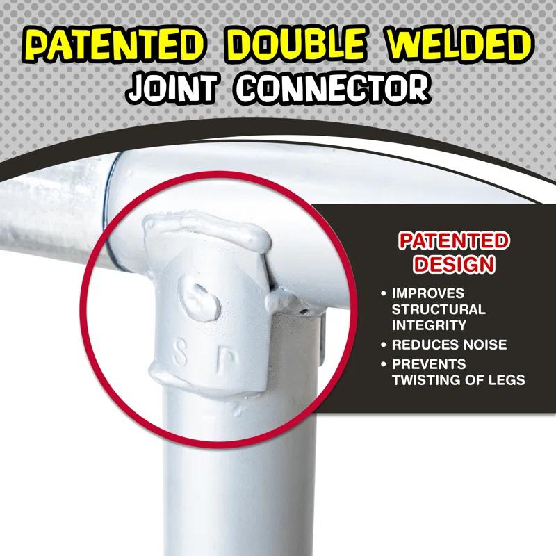 TruJump Sportspower TruJump 14' Round Trampoline with Safety Enclosure & with Lifetime Warranty on Jump Mat