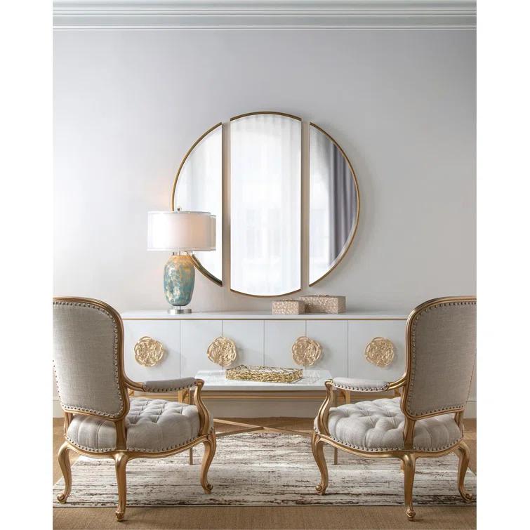 John-Richard Tarski Metal Flat Wall Mirror