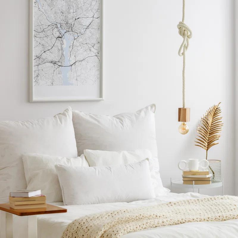 Martex White European Size 26 x 26 inches - Perfect for Bed or Couch - Soft & Durable Decorative