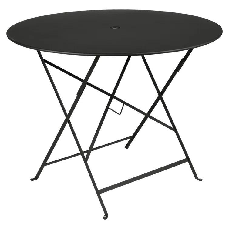 Bistro Round Metal Outdoor Folding Bistro Table