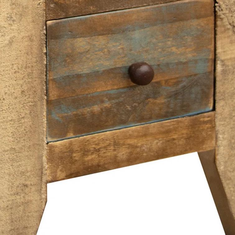 Benjara Fena End Table with Storage