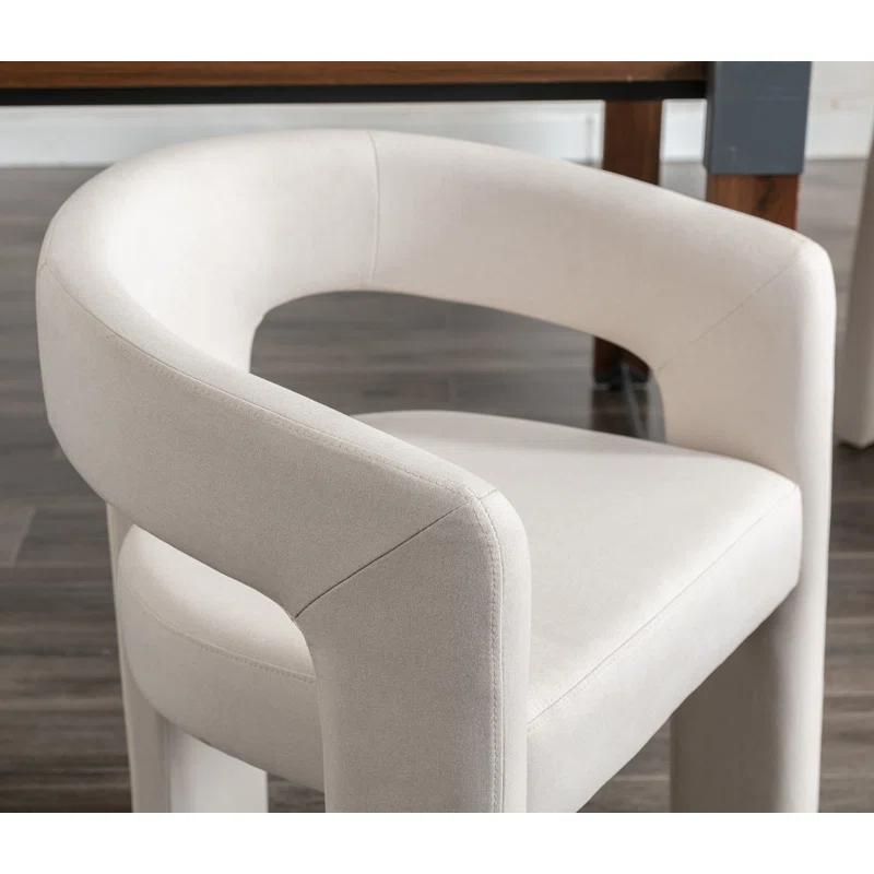 wahson office chair Modern Upholstered Barrel Dining Chairs (Set of 2)