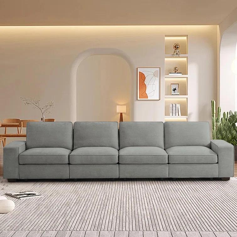 Latitude Run® Upholstered Sofa with Removable Covers & Seat Storage
