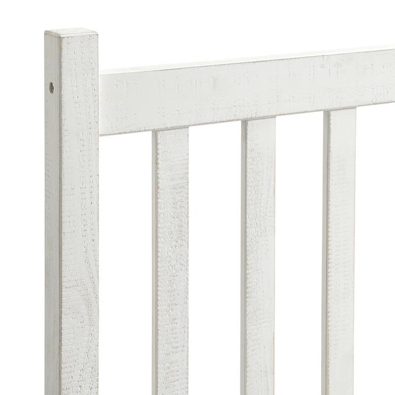 Alaterre Windsor Twin Wooden Weathered Beachhouse Farmhouse Industrial Bohemian Style Bed