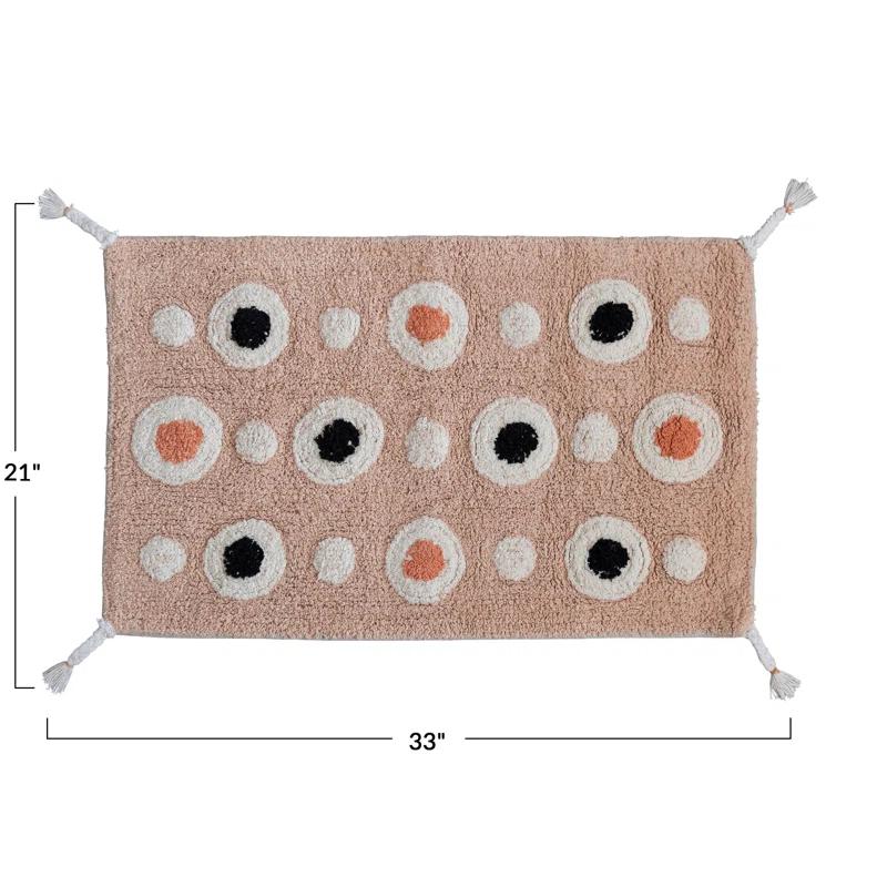 Creative Co-Op Cotton Bath Mat