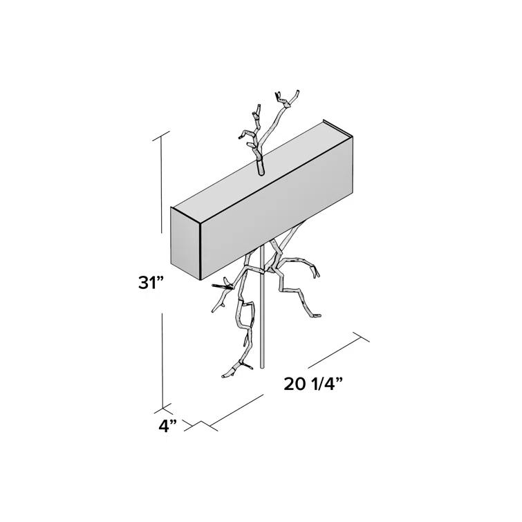 Global Views Twig Wall Sconce