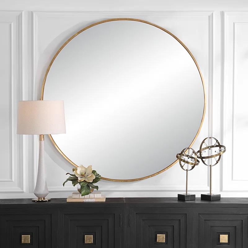 Uttermost Junius Metal Round Wall Mirror